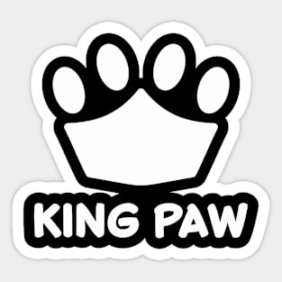 King Paw Sticker